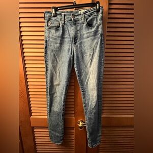 AG Adriano Goldschmied Mila AG-ED SUPER HIGH-RISE SKINNY blue jeans size 29R / 8